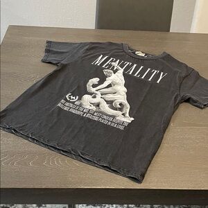 Men's Charcoal Graphic Tee